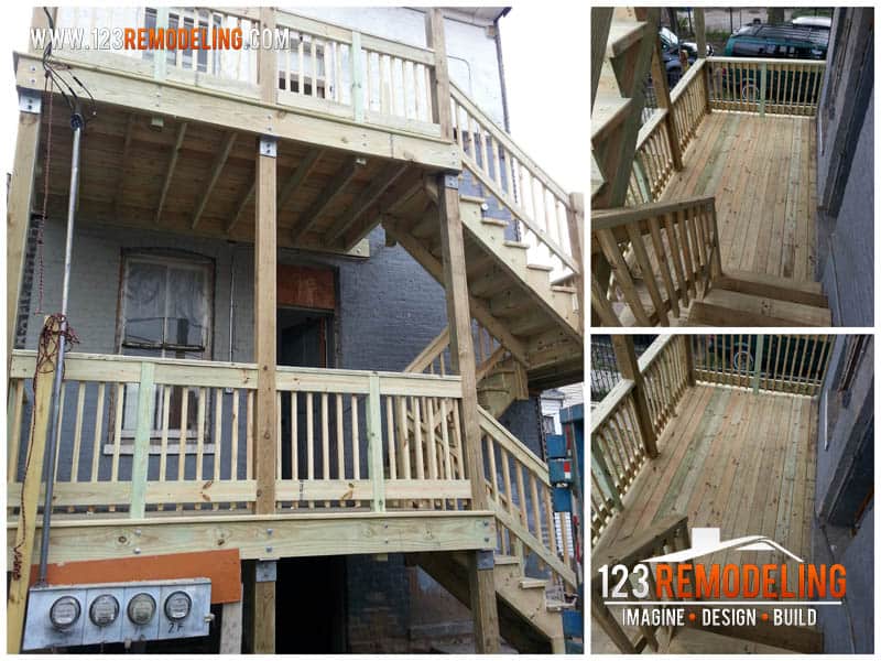 Exterior Exterior Deck Build Out