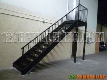 Commercial Steel Staircase Construction Commercial Steel Staircase Construction