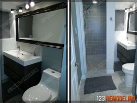 Modern Bathroom Remodel – Skokie, IL Modern Bathroom Remodel – Skokie, IL