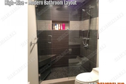 project gallery high rise modern bathroom Glass Enclosure Bathtub Shower Replacement