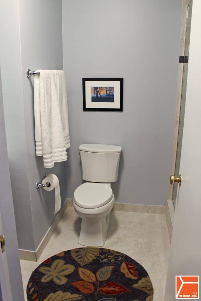 Guest Bathroom Renovation at 505 N Lake Shore Dr in Streeterville