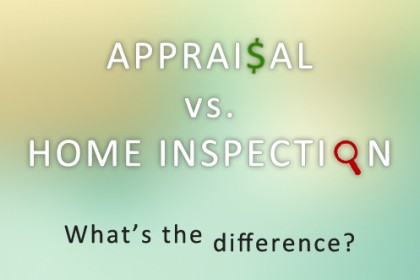 appraisal vs home inspection Appraisal vs Home Inspection