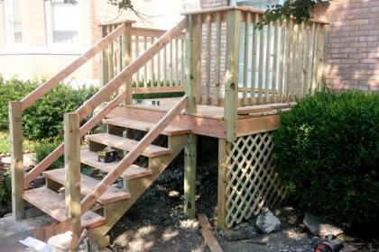 20150905_160417 exterior remodeling wooden staircase