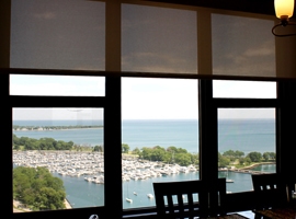 gallery Serena Shades Installation- 3150 N Lake Shore Dr, Chicago, IL (Lakeview)