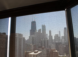 shade High-Rise Condo Serena Shades Installation- 1310 N Ritchie Court - Chicago, IL (Gold Coast)