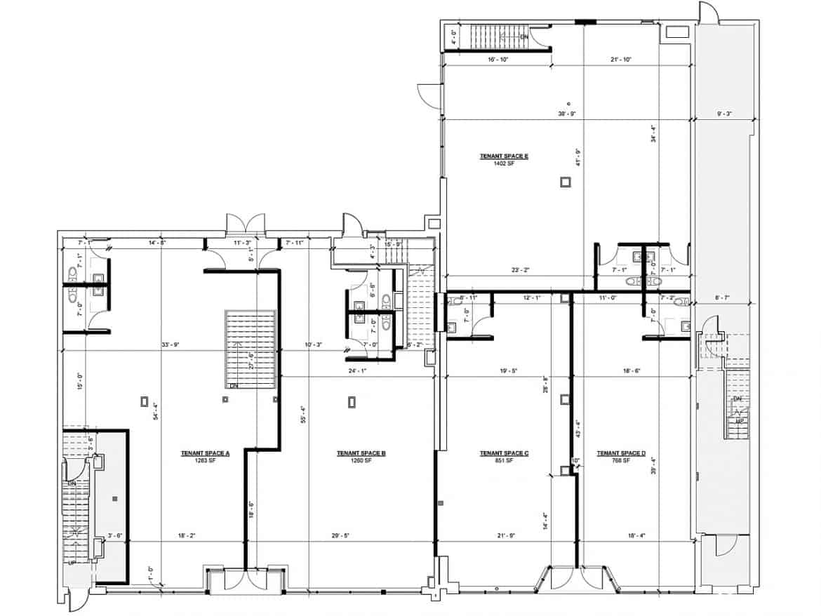 architecturalfloorplanfirstfloorresidentialunits419421nmain