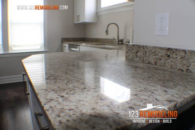 kitchen countertops remodel chicago by 123 Remodeling 