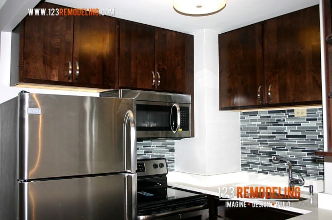 kitchen appliances installation by 123 Remodeling 