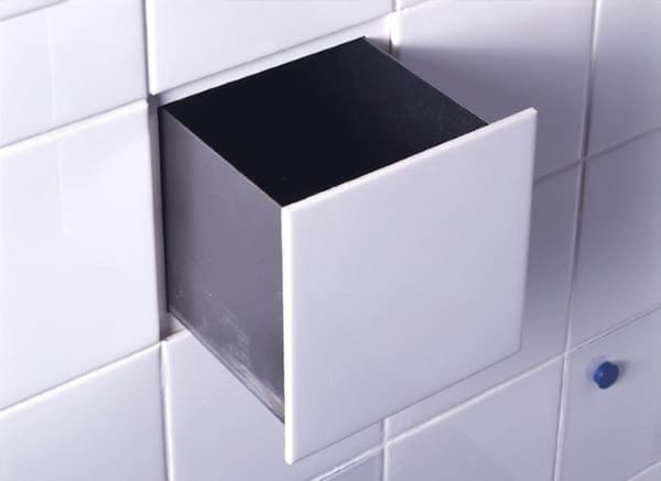 bathroom tile drawer