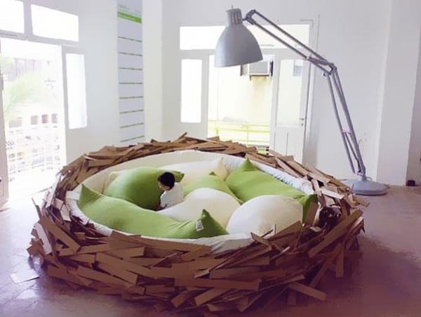 birds nest bed