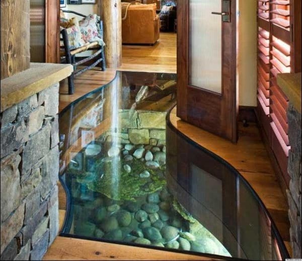 fish tank floor