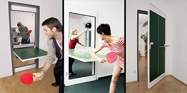 Ping Pong Door Idea