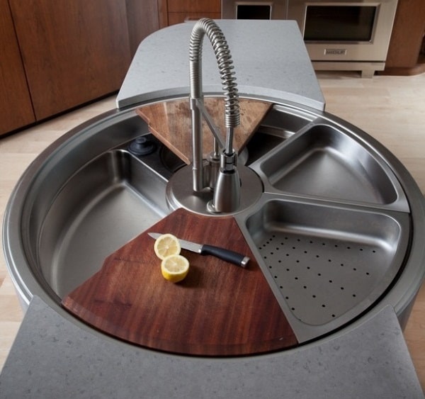 rotating sink