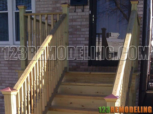 custom, staircase, exterior, remodeling