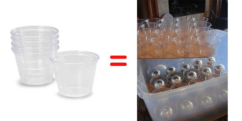 plastic cups storage remodeling ideas