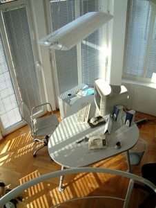 overhead of desk