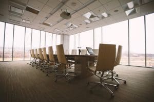 conference room with lots of windows