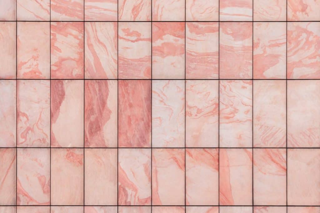 pink marble tiles