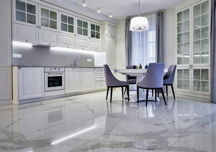 marble kitchen flooring