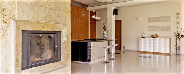 travertine kitchen flooring