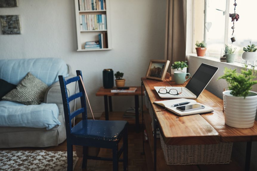 small home office in Chicago