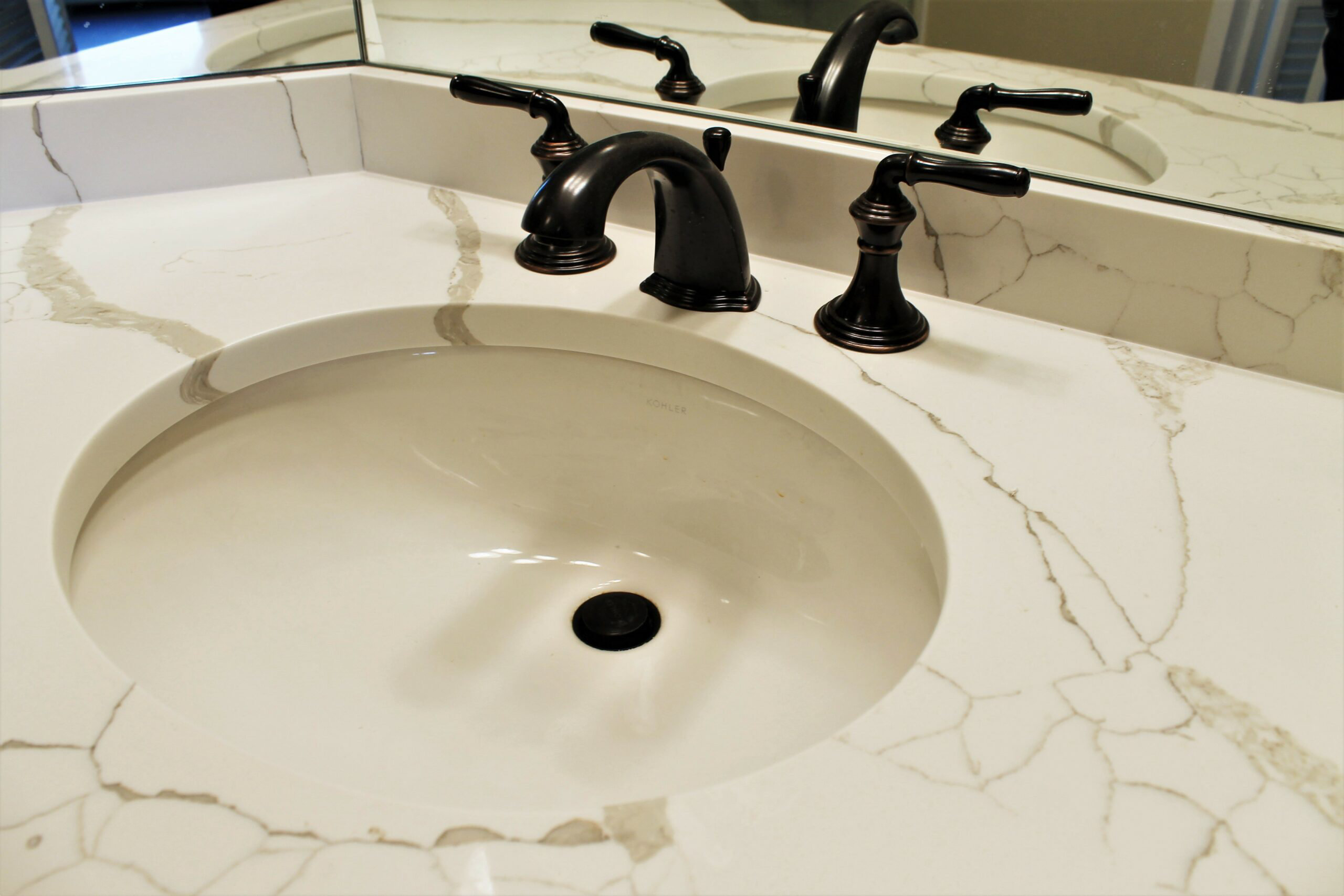 Chicago Lake Shore Harbor House Guest Bathroom Sink Remodel