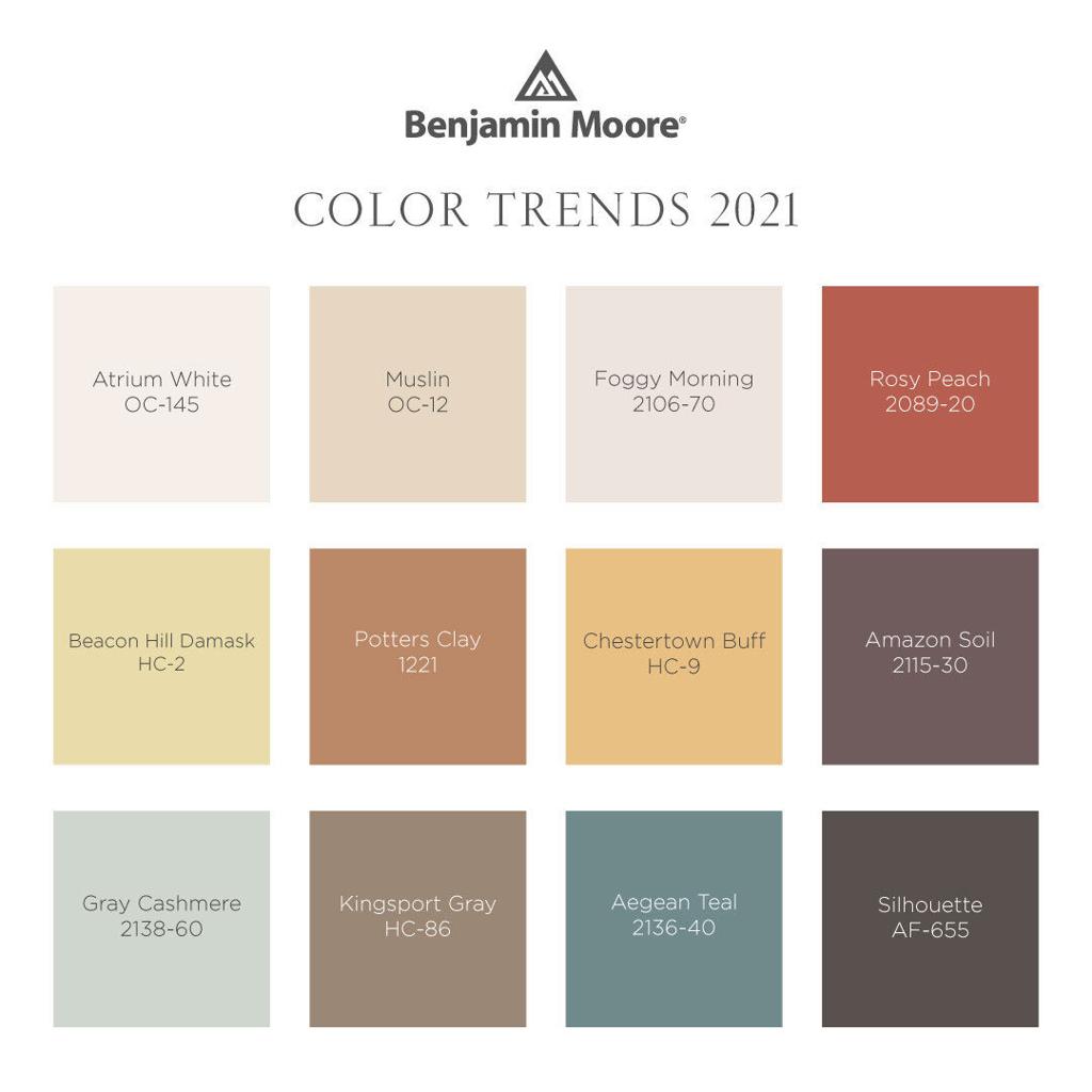 BEHR 2021 Colors of the Year