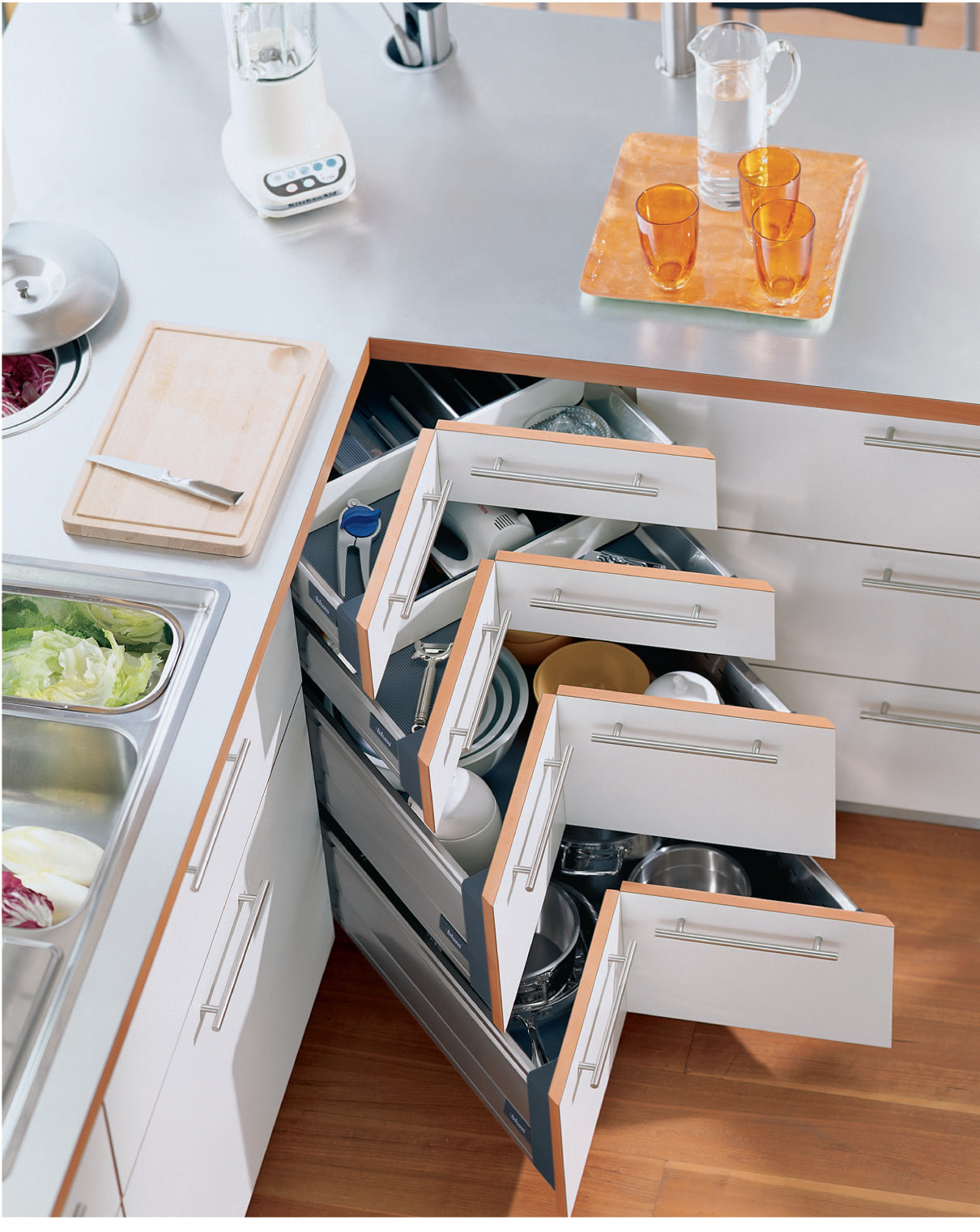 corner drawers storage ideas remodeling