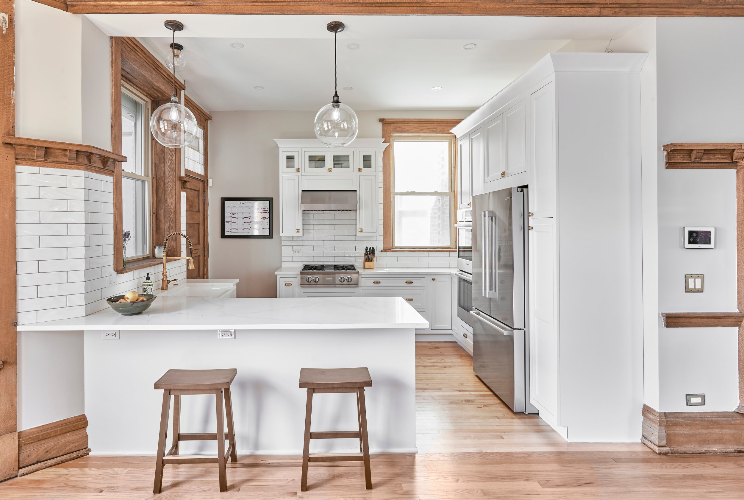 modern open concept chicago kitchen